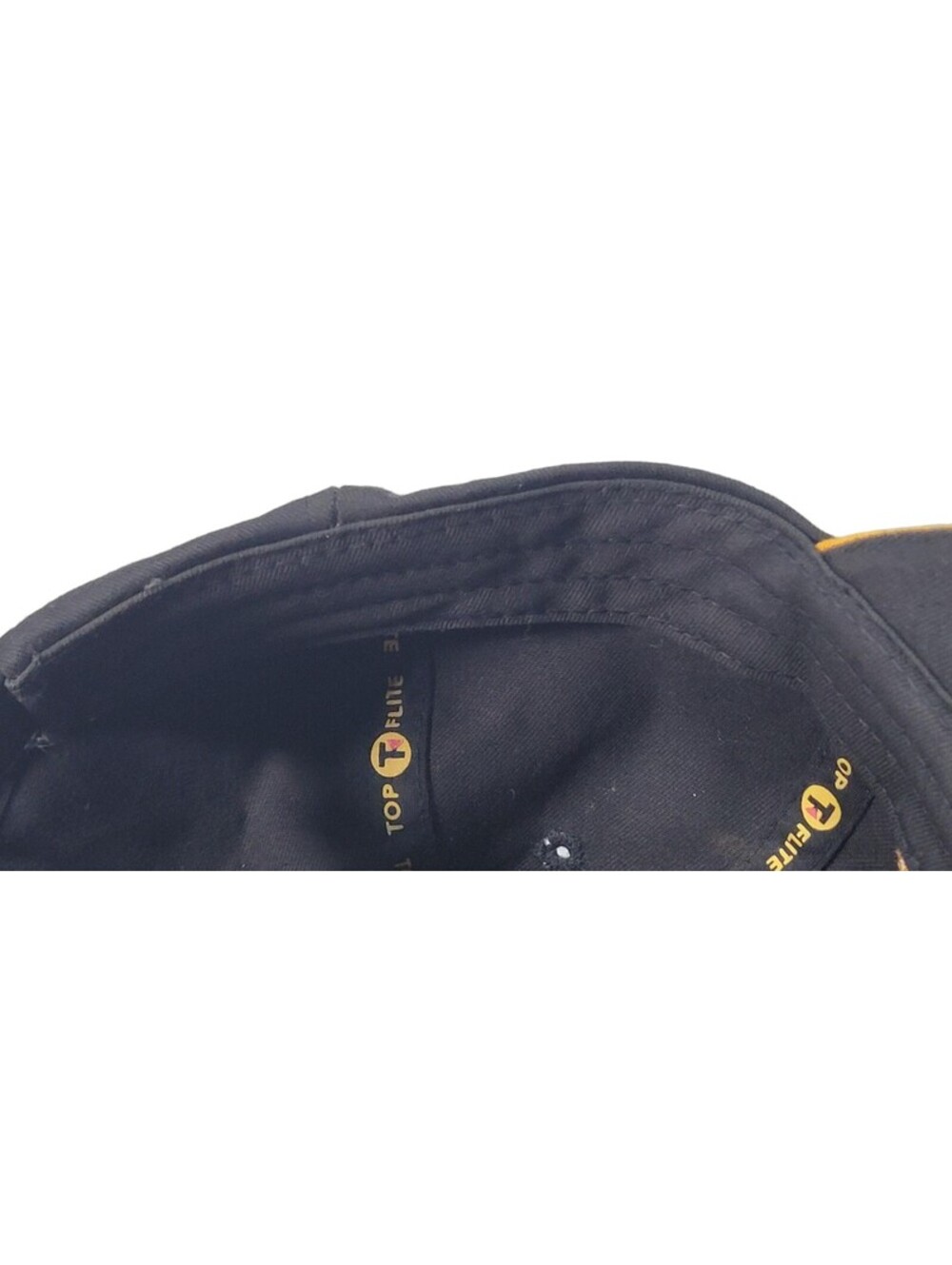 Top Flite Golf Black Strapback Adjustable Baseball Hat Cap - Picture 11 of 11
